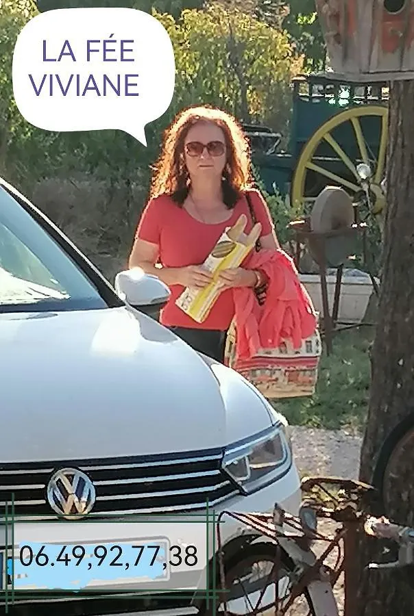 La Fee Viviane Et Michel L'Enchanteur Robion en Luberon Frankreich